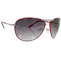 Adi Designs CE30098 Men's Red Aviator Sunglasses