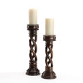 Solid Wood Candleholders (India)