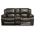Bridgeport Bonded Leather Recliner Loveseat
