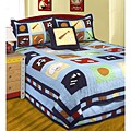 All Star Cotton Patchwork Quilt Set