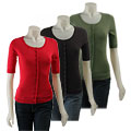 Kersh Women's 1/2-length Sleeve Cardigan