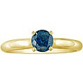 14k Gold 3/4ct TDW Blue Diamond Engagement Ring (I1-I2)