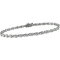 10k Gold 1ct TDW Diamond Omega Link Bracelet