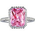 14k Gold Pink Topaz and 1/2ct TDW Diamond Ring (J/K, I2/I3)