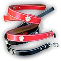 JLT Pets Rhinestone Ornament Leather Leash