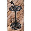 Black Cast Iron Sunflower Sundial