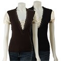 Dolce Cabo Women's Short-sleeve Layered Shirt