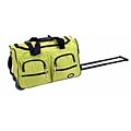 Rockland 22-inch Lime Rolling Duffel Bag