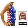 Disciplines Women's USA Flag Lycra T-back Top
