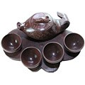 Muyu Jade Fish Design Tea Set (China)