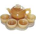 Jade Sunflower Design Tea Set (China)