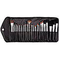 Professional 24-piece Sable Makeup Brush Set