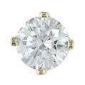 14k Gold 1/2ct TDW Single Diamond Stud Earring
