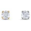 14k Yellow Gold 0.05ct TW Diamond Earring