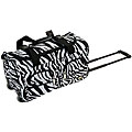 Rockland 22-inch Zebra Print Rolling Duffle Bag