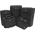 Atlantic 5-piece Compass Rolling Luggage Set
