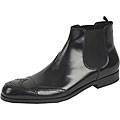 Prada Men's Black Leather Ankle Boots