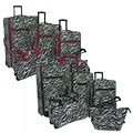 American Flyer Zebra 5-piece Luggage Set