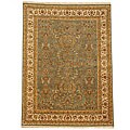 Hand-knotted Nambiar Hand-spun Wool Rug (9' x 12')