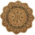 Hand-knotted Neyveli Hand-spun Wool Rug (8' Star)