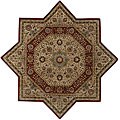 Hand-knotted Satara Hand-spun Wool Rug (9' Star)