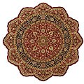 Hand-knotted Neyveli Hand-spun Wool Rug (10' Star)