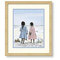 Nan Hernandez 'Two Girls On Beach' Art Print