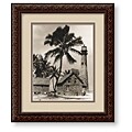Vintage Tropical 'Key West Light' Framed Art Print