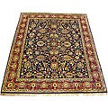 Indo Mahal Navy/ Red Rug (8'2 x 10'2)