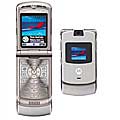 Motorola Razr MOT V3 Silver Unlocked Cell Phone