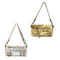 Linea Pelle Dylan Metallic Long Clutch