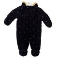 Absorba Newborn Boy's Snowflake Shiffley Snowsuit