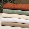 Windowpane Pattern 320 Thread Count Cotton Sateen Sheet Set