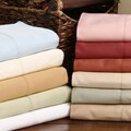 Hemstitch 400 Thread Count Solid Cotton Duvet Set