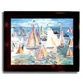 Dufy Regatta Framed Canvas Art