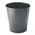 Fire-safe 6.5-gallon Steel Round Garbage Can