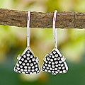 Sterling Silver 'Triangle' Earrings (Indonesia)