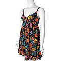 Derek Heart Women's Catalina Print Smocked Dress