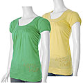 Rocio Verde Women's Cap Sleeve Scoop Neck Top