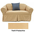 Twill Pistachio Sofa Slipcover