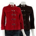 Live A Little Women's Corduroy Grommet Jacket