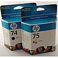 HP #74/75 OEM Ink Combo Pack