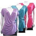 Elizabeth Plus Size Short Sleeve Top with Charm