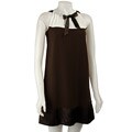 Essentials by A.B.S Colorblock Bow Front Dress