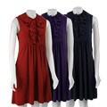 Essentials by A.B.S Women's Ruffle Dress