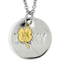 Sterling Silver 16-inch Lucky Charm Necklace
