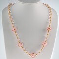 Genuine Murano Glass 'Parure' Pink Necklace