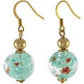 Genuine Murano Glass 'Parure' Light Blue Earrings