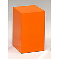 Orange Cube Stool (Set of 2)