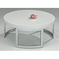 White Round Coffee Table